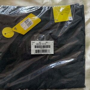 YOGA PANT, STRAIGHT LEG, DARK GREY MIX, SZ 4XP, NOLA for ADDITION ELLE, TAGS ON,